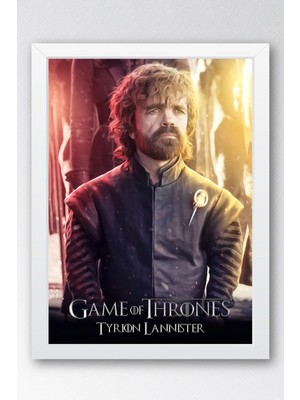 Game Of Thrones Tyrion Lannister Çerçeveli Tablo - Taht Oyunları Dizi Posteri Tablo