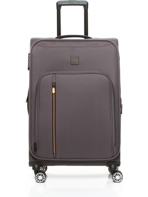 Fossil 032 Orta Boy Ultra Light Hafif Lüx Kumaş Tekerlekli Valiz