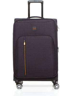 Fossil 032 Orta Boy Ultra Light Hafif Lüx Kumaş Tekerlekli Valiz