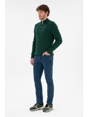 U.S. Polo Assn. Erkek Yeşil Pantolon (Jean) 50298535-DN0030