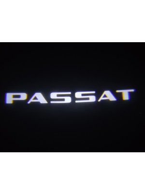 Femex Vw Passat Araçlar Için Pilli Yapıştırmalı Kapı Altı LED Logo