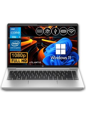 Hp Probook 440 G10  İ5-1335U 16GB 256GB M.2 SSD  859Z6EA Atl4 14" W11PRO Taşınabilir Bilgisayar