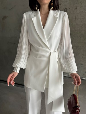 Şifon Kollu Ikili Takım Elbise