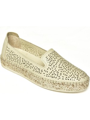 Fox Shoes U555200103 Bej Kadın Günlük Ayakkabı