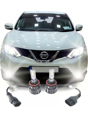 Nissan Qashqaı J11 Uyumlu LED Uzun Far Ampulü  H7