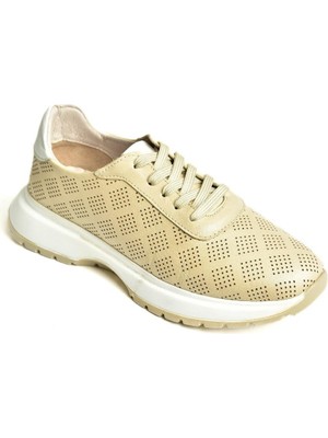 Fox Shoes U555025603 Bej Kadın Spor Ayakkabı Sneakers