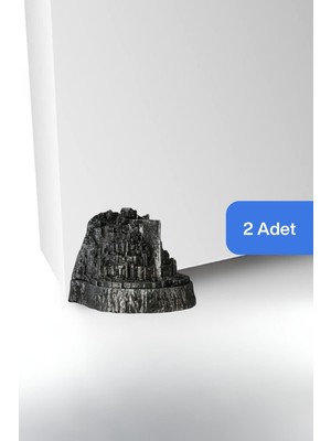 Evene Kapı Stoperi Gümüş Eskitme Renk Dekoratif Kapı Tutucu Durdurucu 2 Adet Model 8