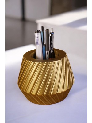 Starlightning   Masa Kalemliği Organizer Altın Renk Model 21