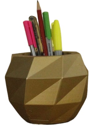 Evene   Masa Kalemliği Organizer Altın Renk Model 20