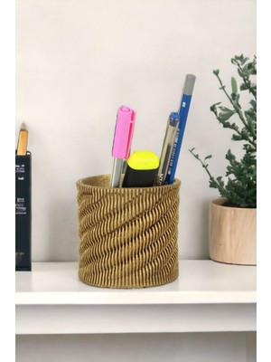 Starlightning   Masa Kalemliği Organizer Altın Renk Model 5