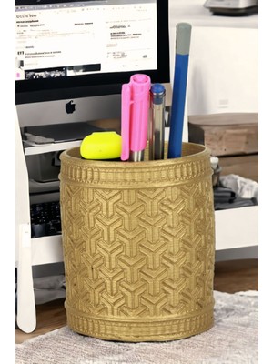 Starlightning   Masa Kalemliği Organizer Altın Renk Model 4