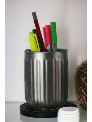 Starlightning   Masa Kalemliği Organizer Gümüş Eskitme Renk Model 11