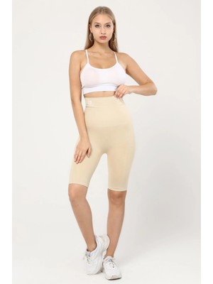 Light Black 2 Beden - Doğum Sonrası - Kısa Korse Şort (Dış Giyim)