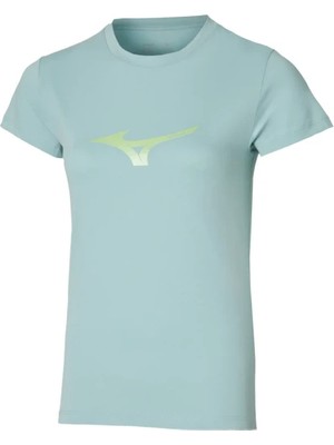 Mizuno Athletics Rb Tee Kadın Tişört Yeşil