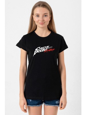 Stray Kids Chk Chk Boom Siyah Kadın Tshirt