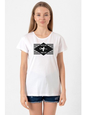 Cowboy Bebop Hammer Head Beyaz Kadın Bisikletyaka Tshirt