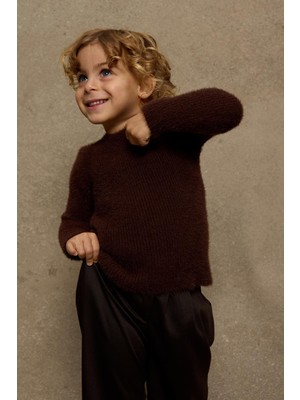 Soft Yumoş Kazak Kahverengi