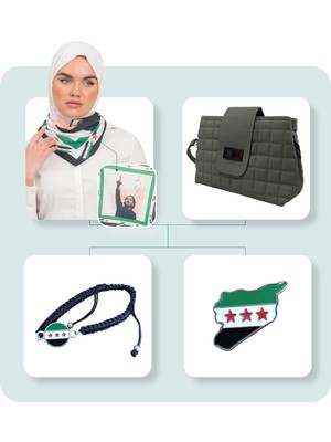 Zaytoon 4'lü El Çantası ve Suriye Aksesuarları Seti SE100002 Koleksiyon Ürünleri