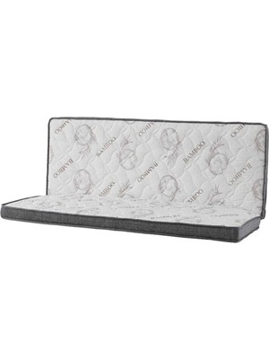 Divan Hemnes Uyumlu Katlanır Ortopedik Bamboo Fonksiyonel 10CM Sünger Yatak