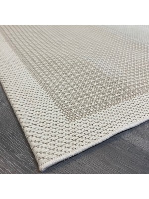 Halı Vagonu JS9427 Jüt Sisal Krem Makine Halısı