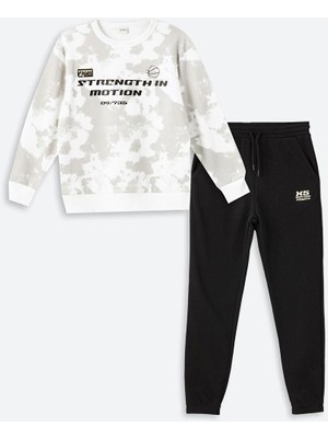 Lcw Kids Bisiklet Yaka Erkek Çocuk Eşofman Takımı