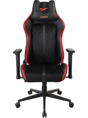 Havit Gamenote GC936A Profesyonel Gaming Kumaş Oyuncu Koltuğu - Siyah / Kırmızı