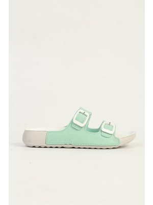 Benetton Mint Yeşil Çocuk Terlik BN-1420
