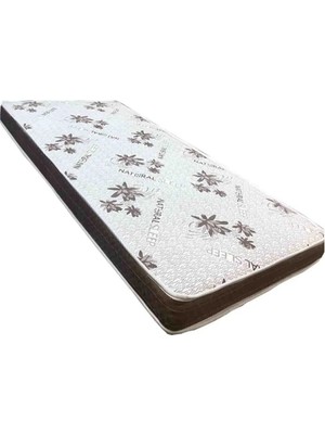 Gri Sünger Yatak Ped Bambu Kumaş 10CM