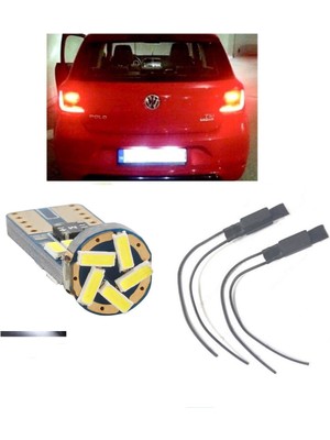 Vw Polo 6r 6c Uyumlu Beyaz LED Plaka Lambası Ampul Seti