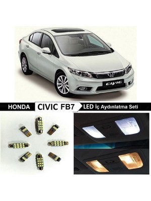 Honda Civic Fb7 Uyumlu LED Iç Aydınlatma Seti (2013-2017)