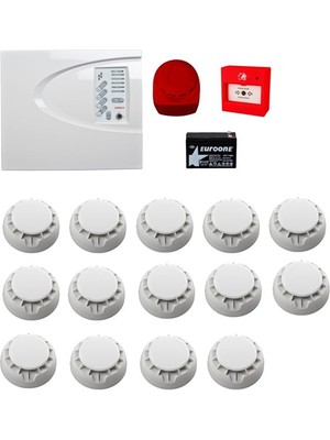 Teletek Yangın Alarm Sistemi Seti 14 Lü