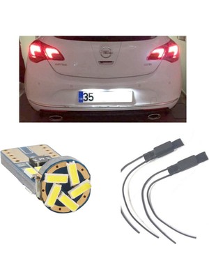 Opel Astra J Uyumlu LED Plaka Aydınlatma Seti