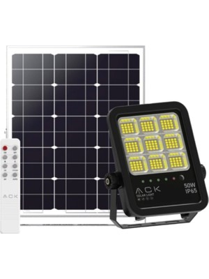 Ack 50 Watt Solar Projektör