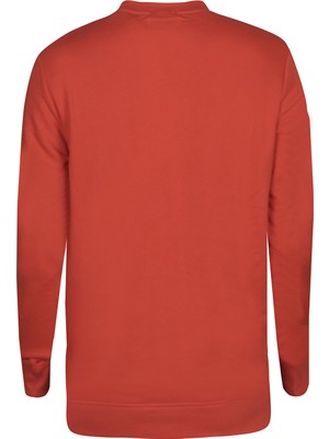 Jack & Jones Erkek Sweatshırt 12148729-FIERY-RED