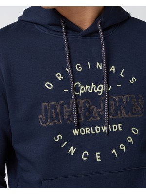 Jack & Jones Erkek Sweatshırt 12198426-NAVY