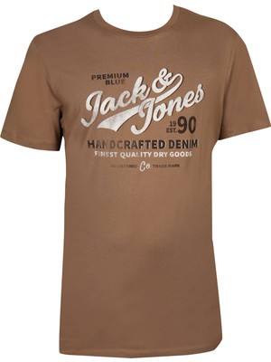 Jack & Jones Erkek T-Shırt 12227219-OTTER