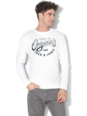 Jack & Jones Erkek Sweatshırt 12161385-CLOUD