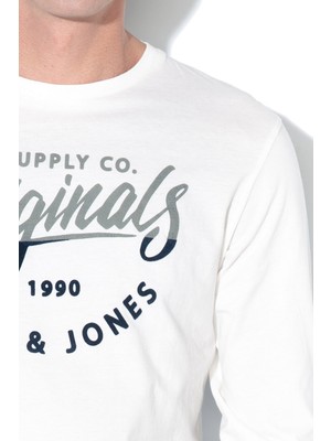 Jack & Jones Erkek Sweatshırt 12161385-CLOUD