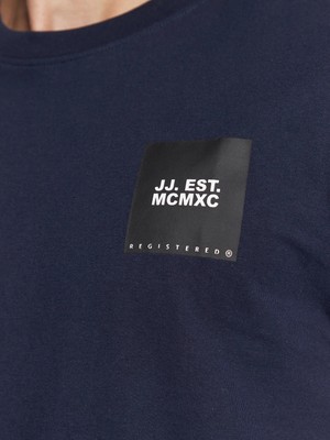 Jack & Jones Erkek T-Shırt 12213248-NAVY