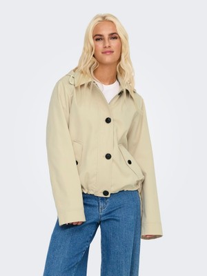 Only Kadın Kapüşonlu Baharlık Parka Ceket - 15342077
