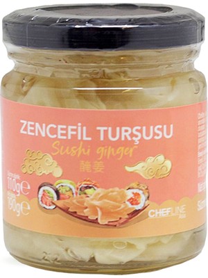Chefline Asia G.shoga Kavanoz (Zencefil Turşu) Chefline As 190 gr