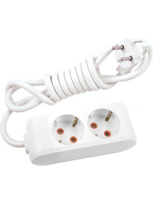 Viko Multi-Let 2li 5mt Priz Topraklı Kablolu  (90113205)