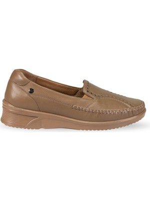 Forelli Erva-G Comfort Kadın Ayakkabı Kum