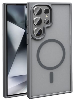 Zore Galaxy S25 Ultra Kılıf Magsafe Şarj Özellikli Mat Arka Yüzey Sio Kapak