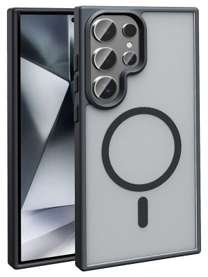 Zore Galaxy S25 Ultra Kılıf Magsafe Şarj Özellikli Mat Arka Yüzey Sio Kapak