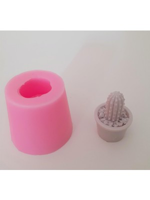 Ipek Hobi Minik Kaktüs Silikon Kalıp 3x2 cm