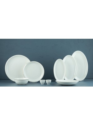 Evaliza Platin Elegant 30 Parça Yemek Takımı- 6 Kişilik