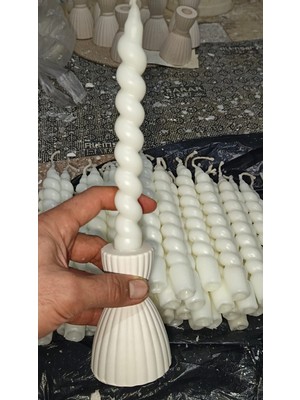 Burgulu Mum Vanilya Kokulu 6lı Set