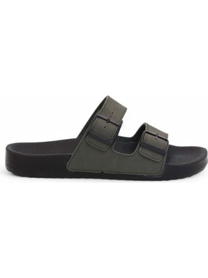 Ceyo 2116-BHM10 Tam Anatomik Unisex Tokalı Günlük Terlik - NKT02116-HAKI-41