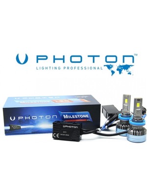 Photon LED Xenon Milestone Serisi 12V H8 H9 H11 H16 Exclusive Serie Pure White